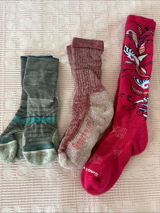 Smartwool Accessories - Women’s size medium three pairs, smart wool ski hiking socks